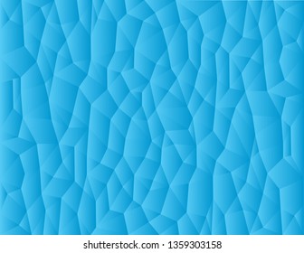 Low Poly Crinkle Blue