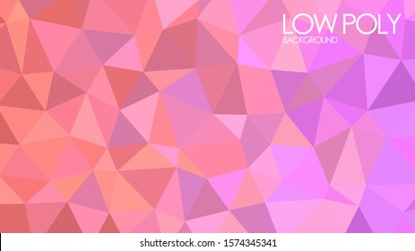 low poly crystal glass rainbow gradient abstract background wallpaper vector graphic design