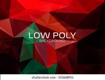 Low Poly Design.For mobile apps and web design, infographics, social media. Modern design