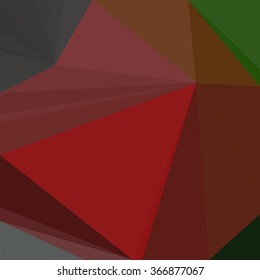 Low poly design red green background wallpaper triangular