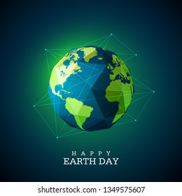 Low poly Earth Day