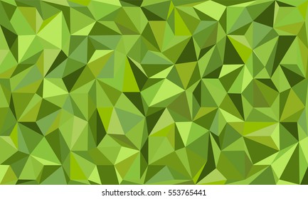 Low poly eco green abstract background in curve EPS 10