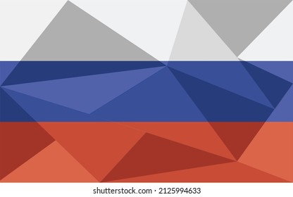 Bandera baja del polo en Rusia