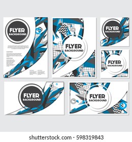 Low Poly Flyer style background Design Template,Vector Illustration