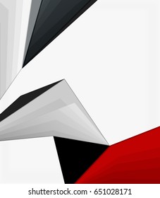 Bajo poligeométrico 3d forma un fondo futurista moderno. Plantilla en blanco vectorial para su texto o diseño