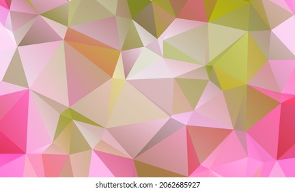 fondo geométrico de polos bajos con patrón abstracto hecho de formas color rosa claro