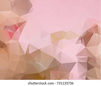 low poly geometric background consisting of triangles of different sizes and colors