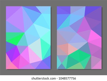 Low poly geometric background illustration