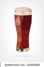 Low Poly Glass of Beer