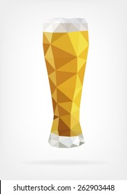 Low Poly Glass of Beer