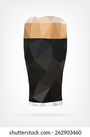 Low Poly Glass of Beer