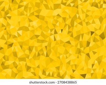 Fondo de mosaico de triángulo dorado de baja poli, diseño Abstractas