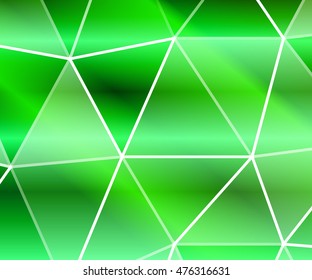 low poly green background. vector illustration. for your design, banner, business, presentation