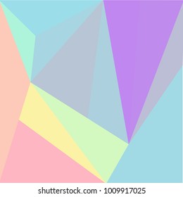 low poly holographic foil pattern vector design