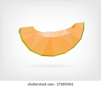 Low Poly Honeydew Melon