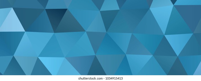Low poly horizontal mosaic background. Template design, list, front page, brochure layout, banner, idea, cover, print, flyer, book, blank, card, ad, sign, sheet. Copy space. Vector clip art.
