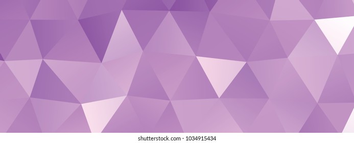 Low poly horizontal mosaic background. Template design, list, front page, brochure layout, banner, idea, cover, print, flyer, book, blank, card, ad, sign, sheet. Copy space. Vector clip art.