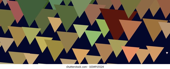 Low poly horizontal mosaic background. Template design, list, front page, brochure layout, banner, idea, cover, print, flyer, book, blank, card, ad, sign, sheet. Copy space. Vector clip art.