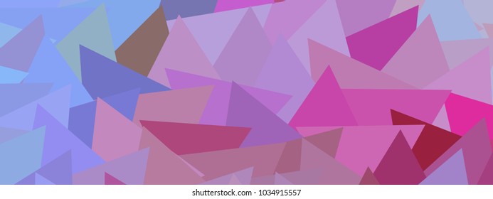 Low poly horizontal mosaic background. Template design, list, front page, brochure layout, banner, idea, cover, print, flyer, book, blank, card, ad, sign, sheet. Copy space. Vector clip art.