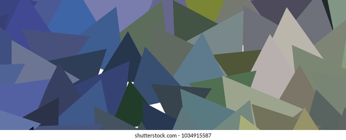 Low poly horizontal mosaic background. Template design, list, front page, brochure layout, banner, idea, cover, print, flyer, book, blank, card, ad, sign, sheet. Copy space. Vector clip art.