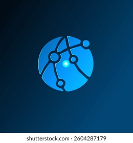 Low poly innovation icon vector design