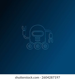 Low poly innovation icon vector design