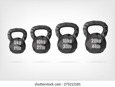 Low Poly Kettlebell