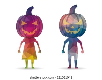 low poly kids halloween costume