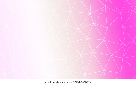 Low poly layout. Decorative design For interior wallpaper, smart design, fashion print. Vector illustration. Creative gradient color.