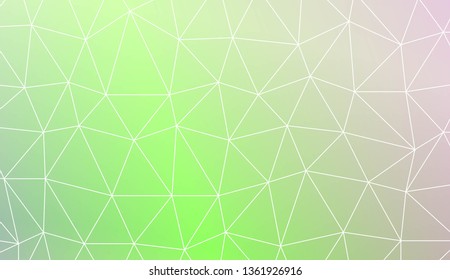 Low poly layout. Decorative design For interior wallpaper, smart design, fashion print. Vector illustration. Creative gradient color.