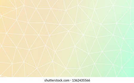 Low poly layout. Decorative design For interior wallpaper, smart design, fashion print. Vector illustration. Creative gradient color.