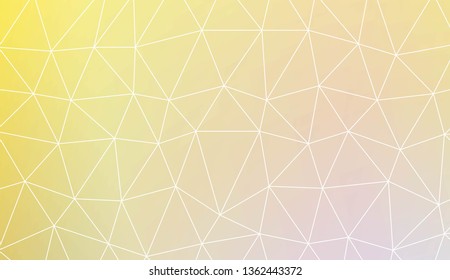 Low poly layout. Decorative design For interior wallpaper, smart design, fashion print. Vector illustration. Creative gradient color.