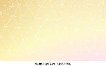 Low poly layout. Decorative design For interior wallpaper, smart design, fashion print. Vector illustration. Creative gradient color.
