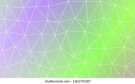 Low poly layout. Decorative design For interior wallpaper, smart design, fashion print. Vector illustration. Creative gradient color.
