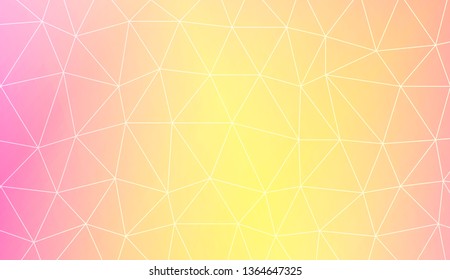 Low poly layout. Decorative design For interior wallpaper, smart design, fashion print. Vector illustration. Creative gradient color.