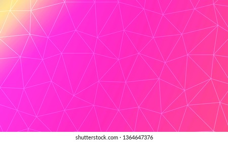Low poly layout. Decorative design For interior wallpaper, smart design, fashion print. Vector illustration. Creative gradient color.