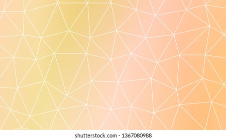Low poly layout. Decorative design For interior wallpaper, smart design, fashion print. Vector illustration. Creative gradient color.