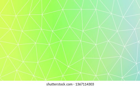 Low poly layout. Decorative design For interior wallpaper, smart design, fashion print. Vector illustration. Creative gradient color.