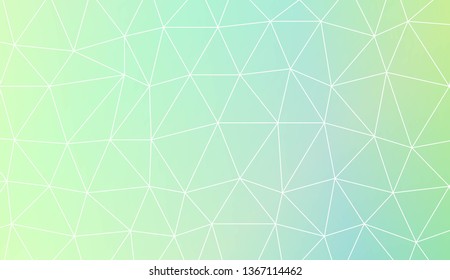Low poly layout. Decorative design For interior wallpaper, smart design, fashion print. Vector illustration. Creative gradient color.
