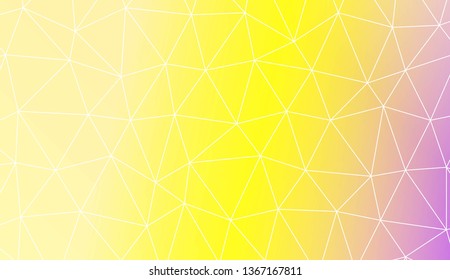 Low poly layout. Decorative design For interior wallpaper, smart design, fashion print. Vector illustration. Creative gradient color.