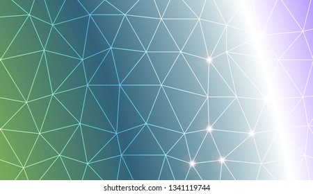 Low poly layout. For modern interior design, fashion print. Vector illustration. Creative gradient color
