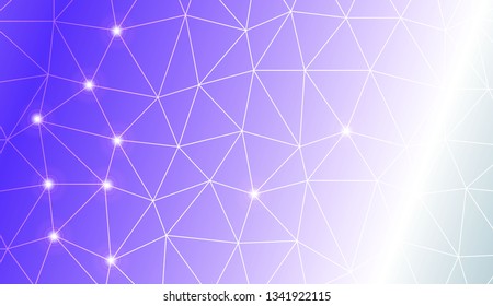 Low poly layout. For modern interior design, fashion print. Vector illustration. Creative gradient color