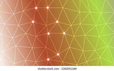 Low poly layout. For modern interior design, fashion print. Vector illustration. Creative gradient color