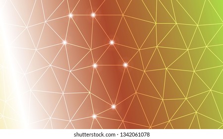 Low poly layout. For modern interior design, fashion print. Vector illustration. Creative gradient color