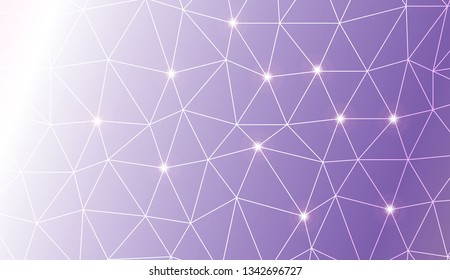 Low poly layout. For modern interior design, fashion print. Vector illustration. Creative gradient color