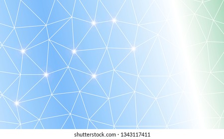 Low poly layout. For modern interior design, fashion print. Vector illustration. Creative gradient color