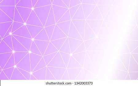Low poly layout. For your idea, presentation, smart design Vector illustration. Creative gradient color