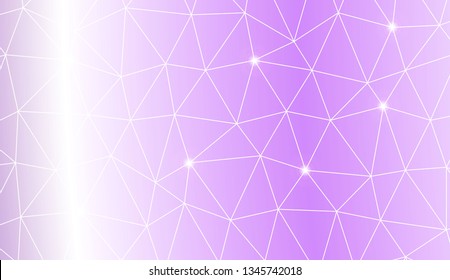 Low poly layout. For your idea, presentation, smart design Vector illustration. Creative gradient color