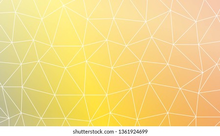 Low poly layout. For your idea, presentation, smart design Vector illustration. Creative gradient color