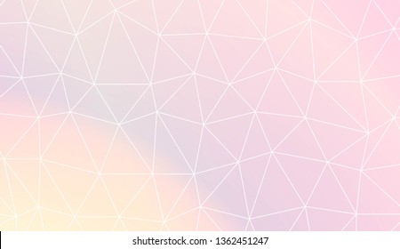 Low poly layout. For your idea, presentation, smart design Vector illustration. Creative gradient color
